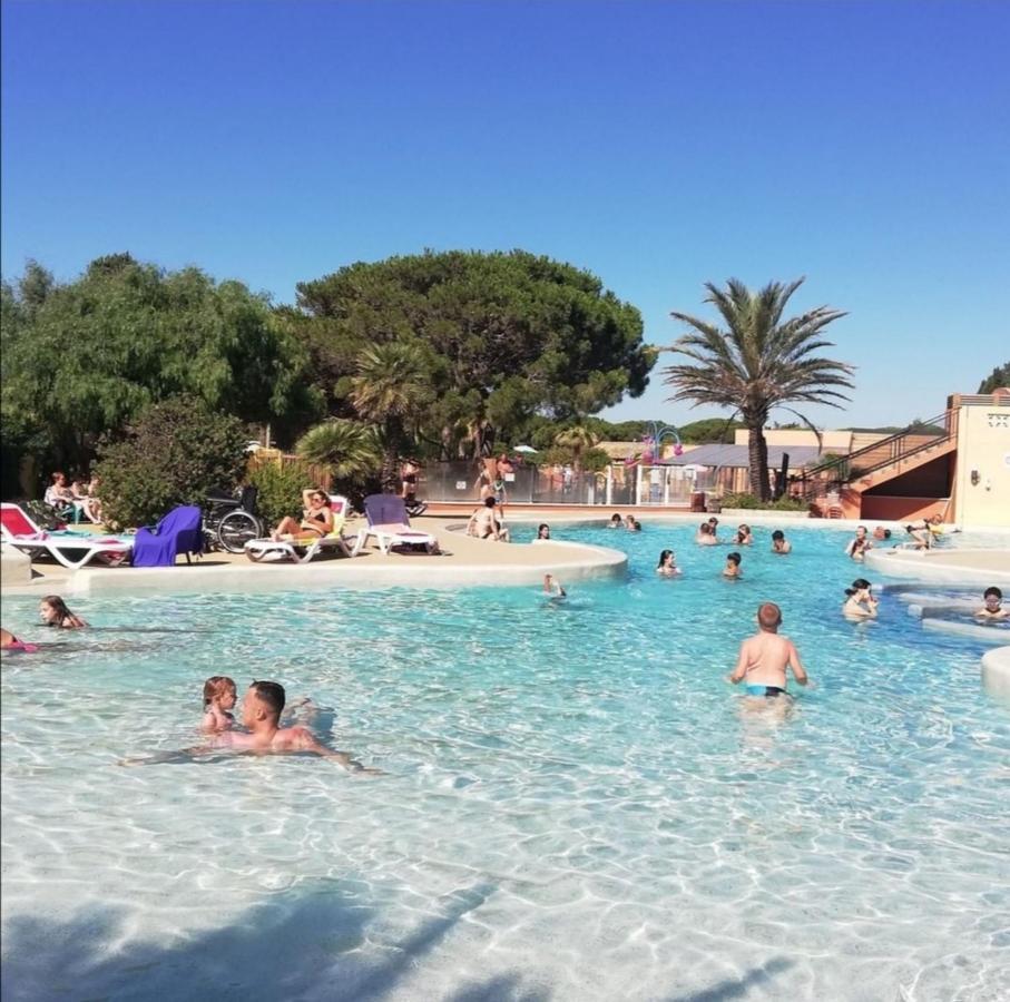MOBIL HOME camping **** Canet en Roussillon Buitenkant foto